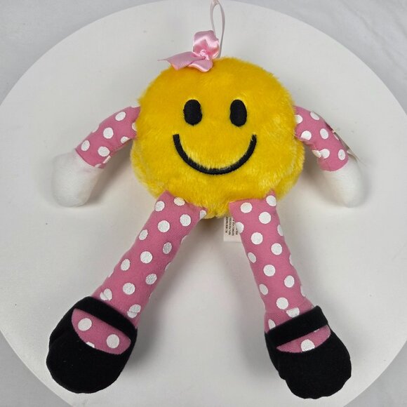 Smiley Face Plush 10" Stuffed Doll NWT - Picture 1 of 4